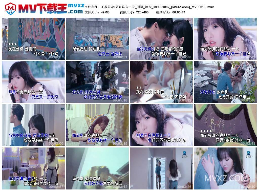 王欣晨-如果有这么一天_国语_流行_MEC01082